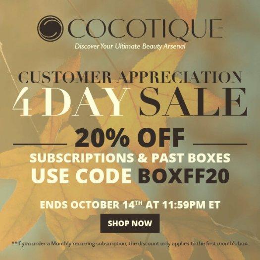 COCOTIQUE 20% Off Coupon Code