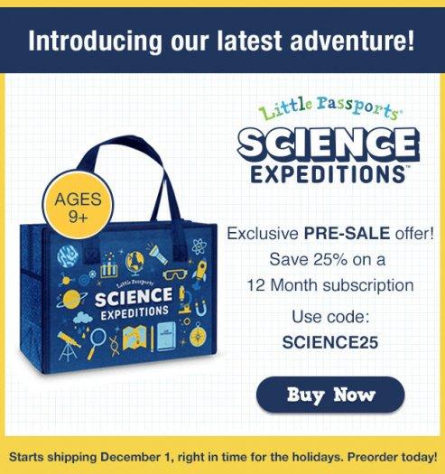 Read more about the article Little Passports Science Expeditions – On Sale Now!