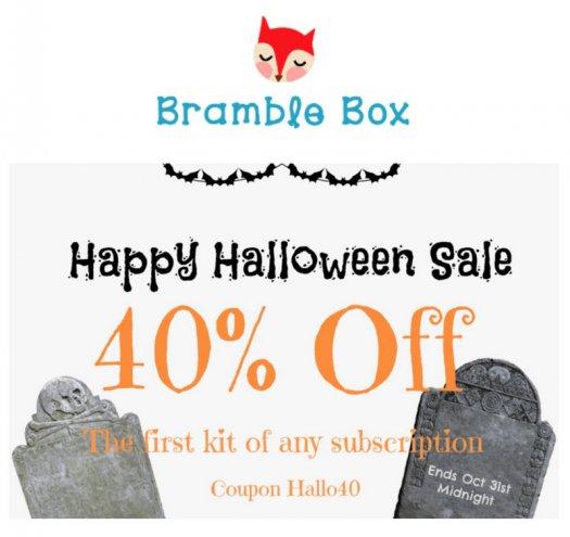 Read more about the article Bramble Box 40% Off Halloween Flash Sale!