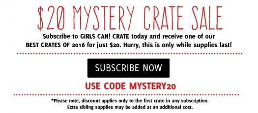 GIRLS CAN! Crate Mystery Crate Sale