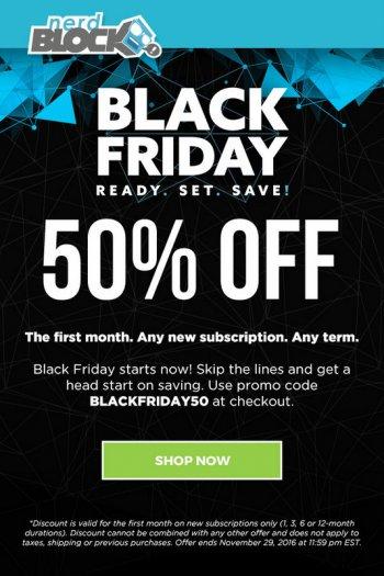 Read more about the article Nerd Block 50% Off Sale – Last Call!