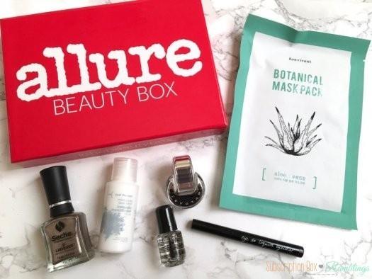 Read more about the article Allure Beauty Box November 2016 Subscription Box Review