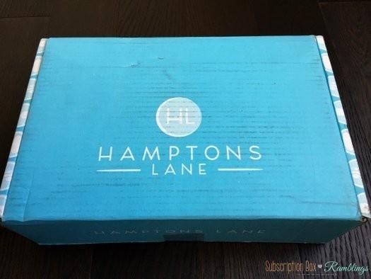 Hamptons Lane Review - November 2016 "New American" Box + Coupon Code