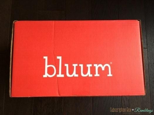 bluum Review - November 2016 Subscription Box + 50% Off Coupon Code