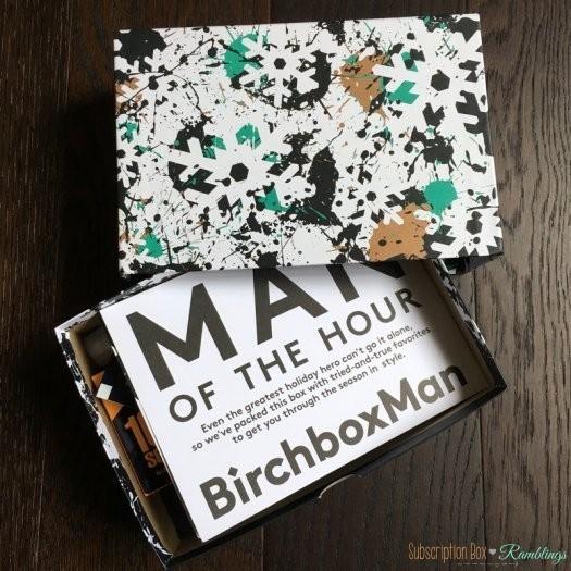 Birchbox Man Review - December 2016 Subscription Box + Coupon Code