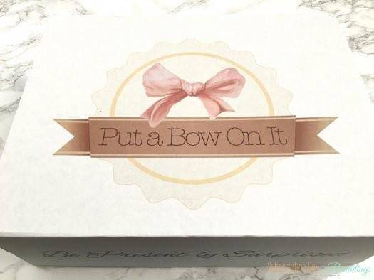 Put A Bow On It October 2016 Subscription Box Review