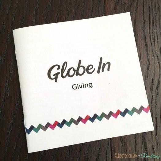 GlobeIn November 2016 Subscription Box Review - "Giving" + Coupon Code
