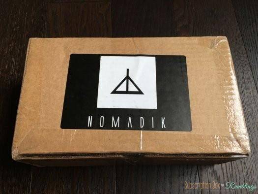 Nomadik October 2016 Subscription Box Review + Coupon Code