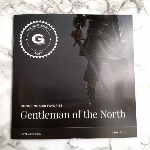 Gentleman's Box November 2016 Subscription Box Review