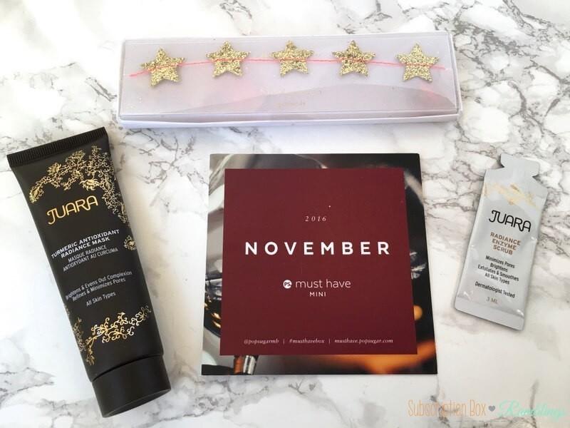 Read more about the article POPSUGAR Mini Must Have Box Review – November 2016