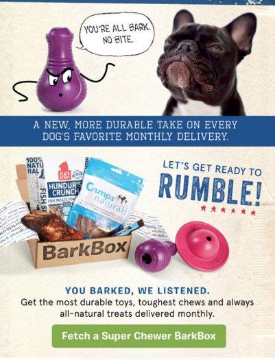 BarkBox Super Chewer Box - Now Available!