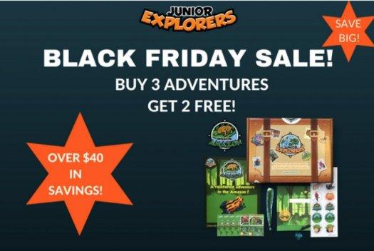 Read more about the article Junior Explorers Black Friday Sale – Buy 3, Get 2 FREE!