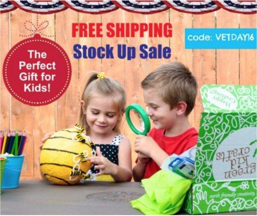 Green Kid Crafts Stock Up Sale + Holiday Boxes in Stock