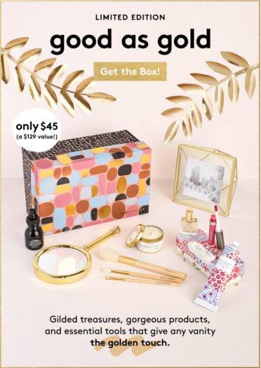 Read more about the article Birchbox “Good as Gold” Limited Edition Box – On Sale Now + Coupon Codes