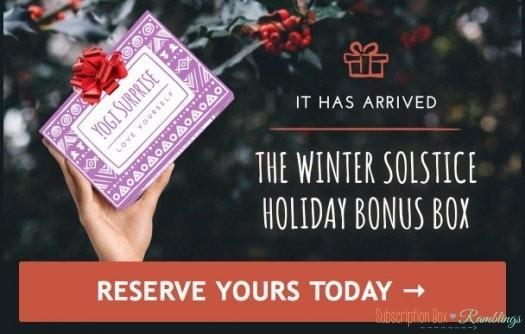 Yogi Surprise Winter Solstice Holiday Bonus Box