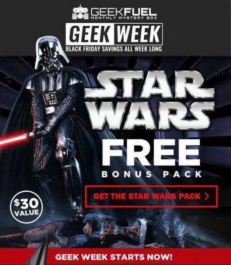 Geek Fuel - Free Star Wars Bonus Pack with New Subscription!