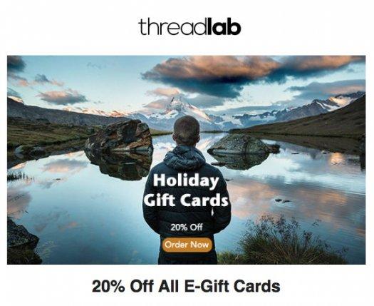 Read more about the article ThreadLab 20% Off Gift Cards – Last Call