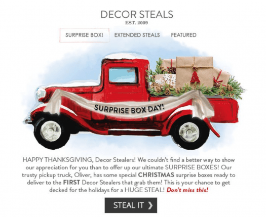 Read more about the article Decor Steals – Christmas Surprise Box (SOLD OUT)