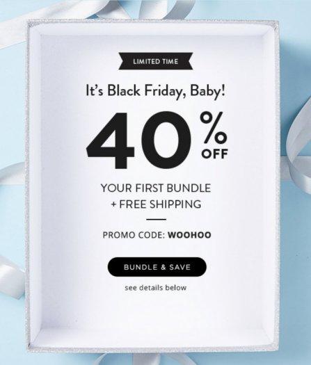 Honest Company 40% First Bundle Black Friday Sale