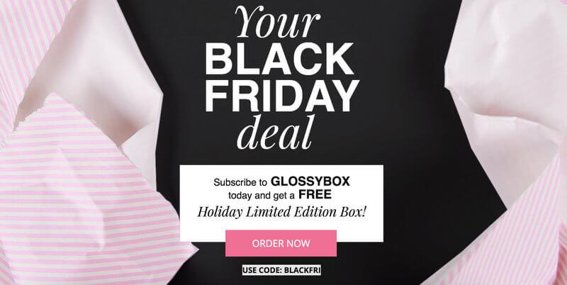 Read more about the article GLOSSYBOX Black Friday Deals – Free Holiday Box or $50 Off Annual Subscription!