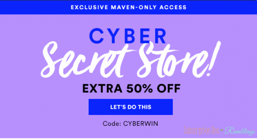 Julep Maven Cyber Secret Store - Extra 50% Off!