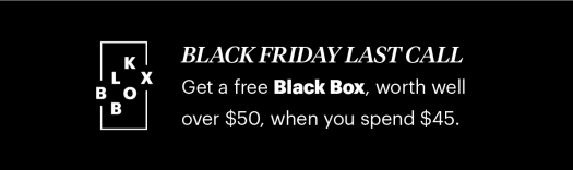 Bespoke Post Free Black Box Offer - Last Call