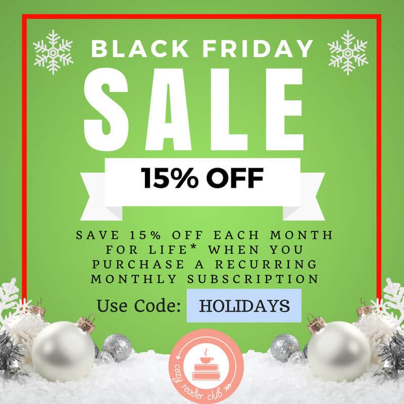 Read more about the article Cozy Reader Club 15% Off Black Friday Sale