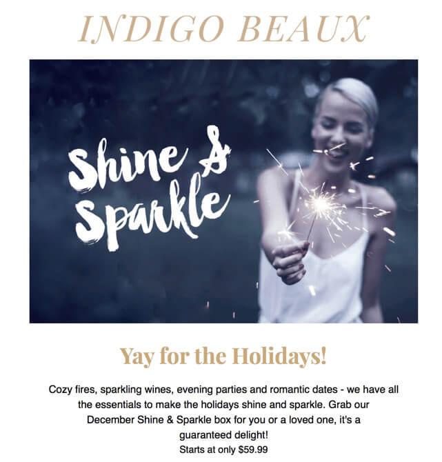 Read more about the article Indigo Beaux December 2016 Subscription Box Spoiler