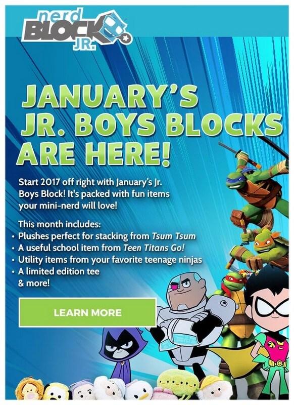 Read more about the article Nerd Block Jr. Boys January 2017 Spoilers!