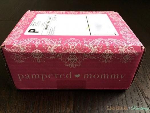 Pampered Mommy Box Review November 2016 Subscription Box