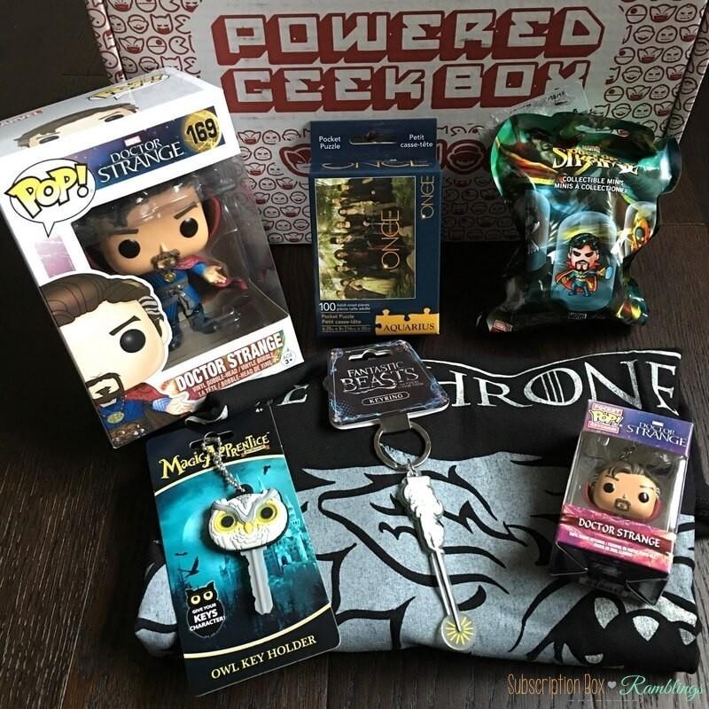 Read more about the article Powered Geek Box Review – November 2016 Subscription Box