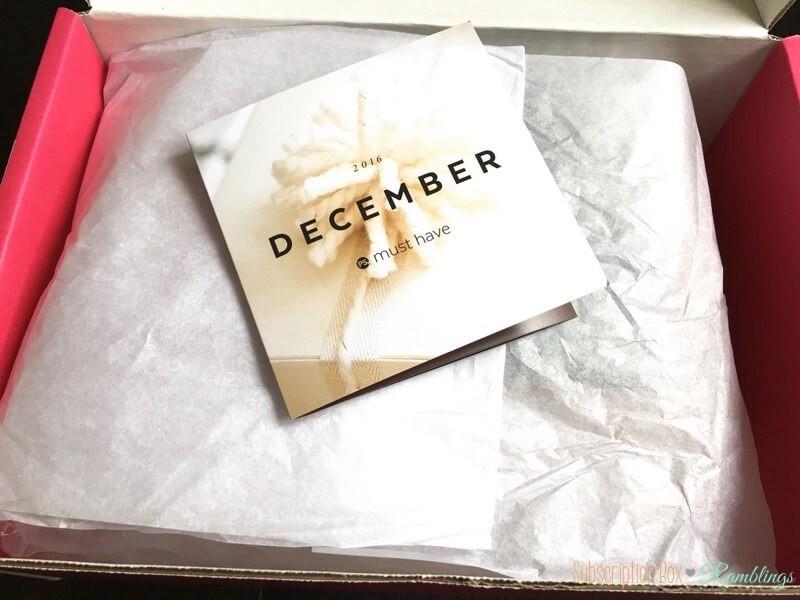 POPSUGAR Must Have Box December 2016 Giveaway!