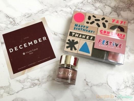 Read more about the article POPSUGAR Mini Must Have Box Review – December 2016