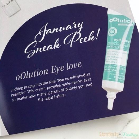 GLOSSY BOX January 2017 Spoiler + Free Gift With Purchase