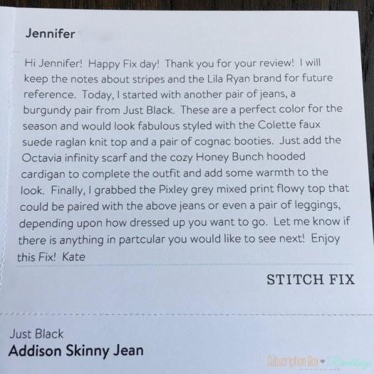 Stitch Fix Review December 2016 Subscription Box