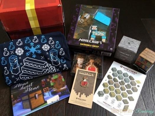 Mine Chest Review December 2016 Subscription Box
