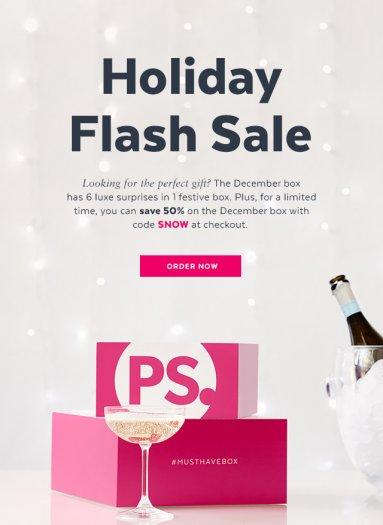 Read more about the article POPSUGAR Must Have Box – 50% Off Flash Sale!