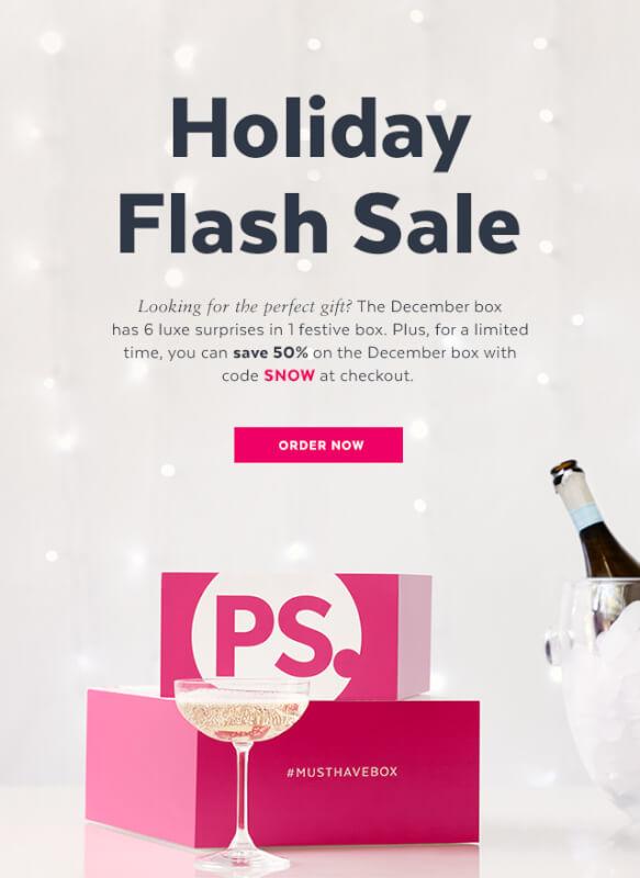 POPSUGAR Must Have Box – 50% Off Flash Sale!