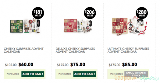 The Body Shop Advent Calendars - 40% Off + Additional Coupon Code!!!