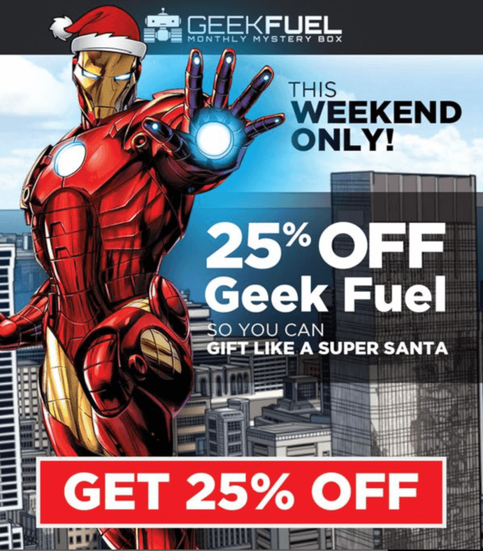 Geek Fuel 25% Off First Box Offer