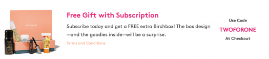 Birchbox - Free Bonus Box with New Subscriptions!
