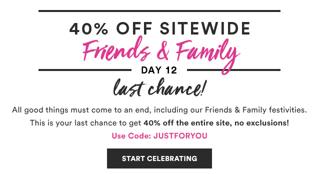 Julep 40% Off Friends and Family Sale – Last Call!