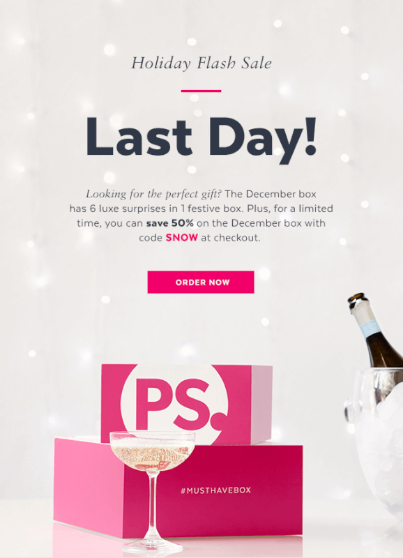 Read more about the article POPSUGAR Must Have Box – 50% Off Flash Sale (Last Day)