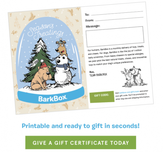 Read more about the article BarkBox Printable Gift Cards!