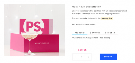 POPSUGAR Must Have Box - January 2017 Boxes on Sale Now + Coupon Code