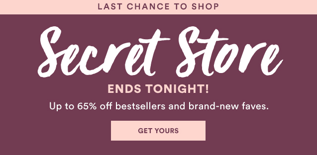 Julep Secret Store – Ends Tonight!