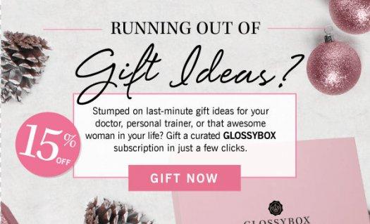 GLOSSYBOX 15% Off Gift Subscriptions