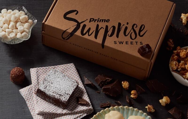 Amazon Prime Surprise Sweets Box – 50% Off Dash Button + $4.99 Credit!