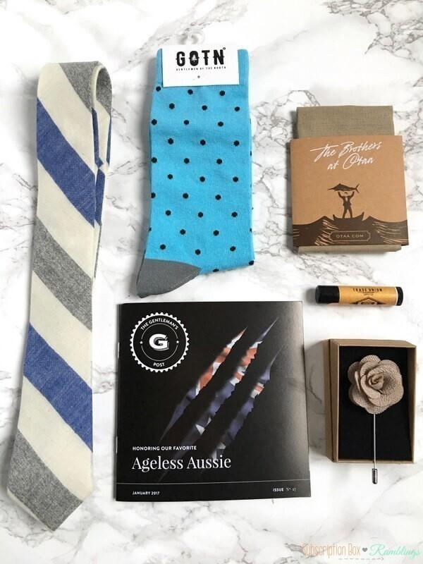 Read more about the article Gentleman’s Box Review January 2017 Subscription Box