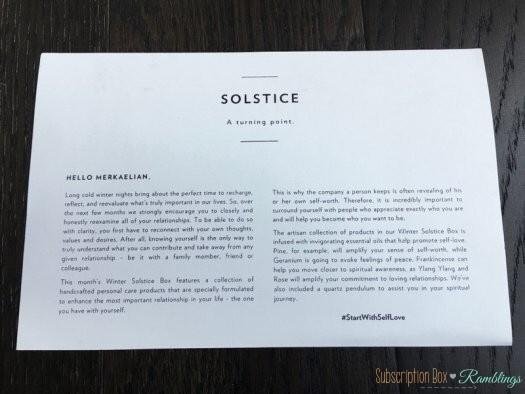 Merkaela Winter Solstice Box Review